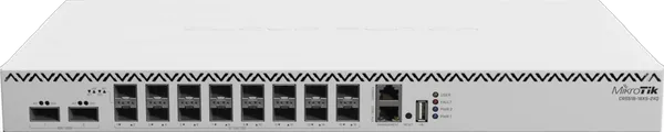 MikroTik Cloud Router Switch CRS518-16XS-2XQ-RM, 2x 100G QSFP28, 16x 25G SFP28, 1x 100MB RJ45, Rackmount