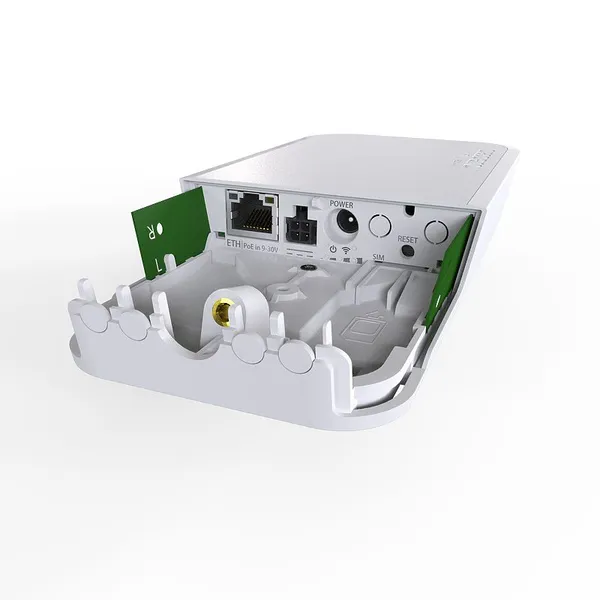 MikroTik Access Point wAPR-2nD&EC200A-EU, wAP LTE Kit, 2.4 GHz, 1x LAN, with LTE modem, outdoor