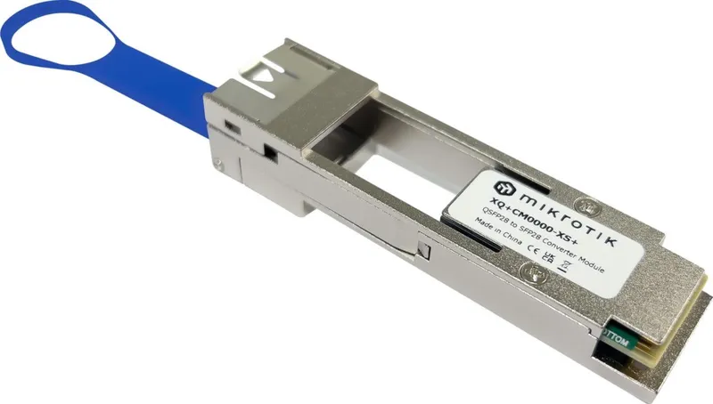 Mikrotik 100G QSFP28 to 25G SFP28 adapter XQ+CM0000-XS+