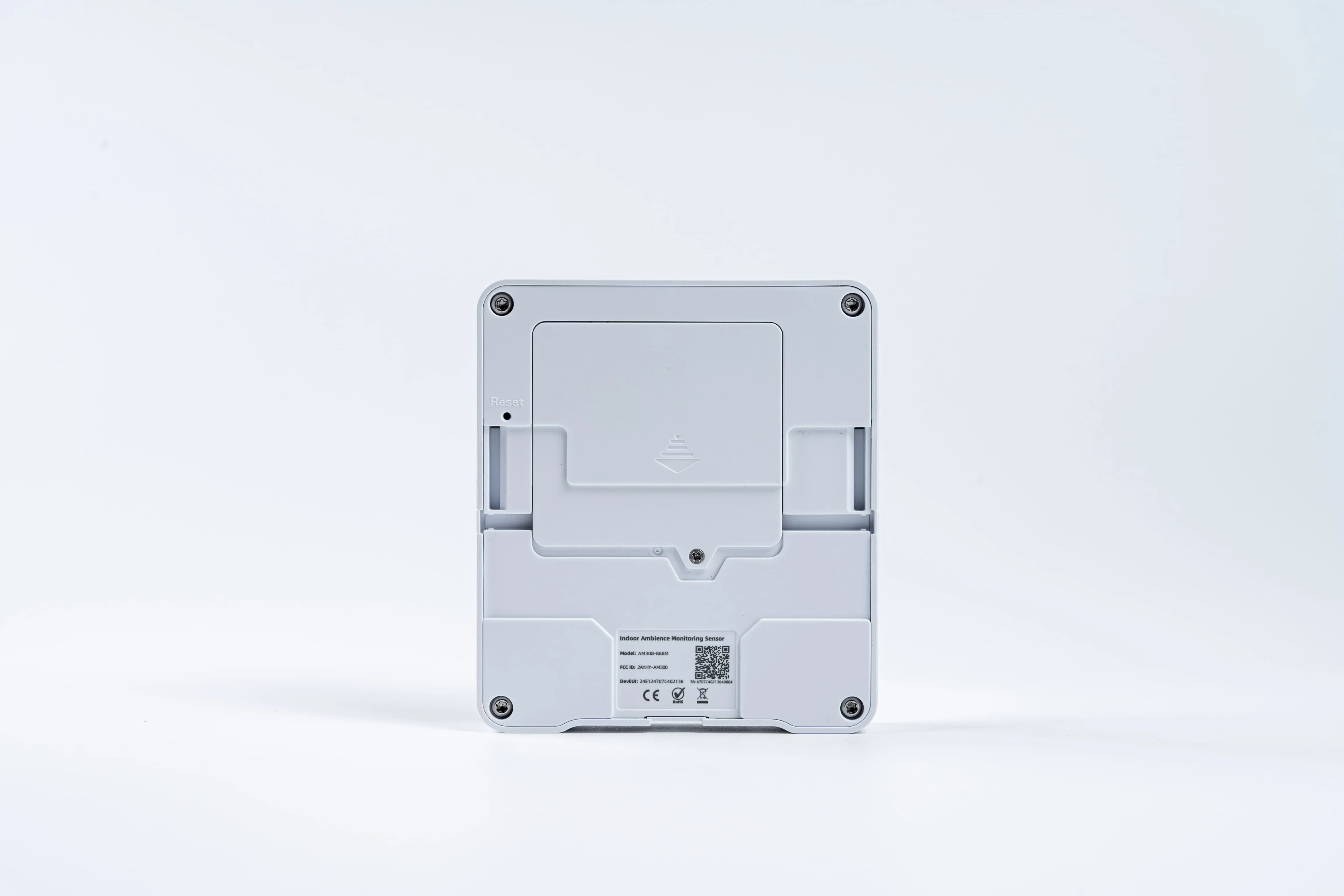 Milesight IoT Indoor Ambience Monitoring Sensor, AM308-868M LoRaWAN / Temp. / Humidity / CO2 / PIR / Light / TVOC / hPA / PM 2.5 / PM10 / E-Ink Display