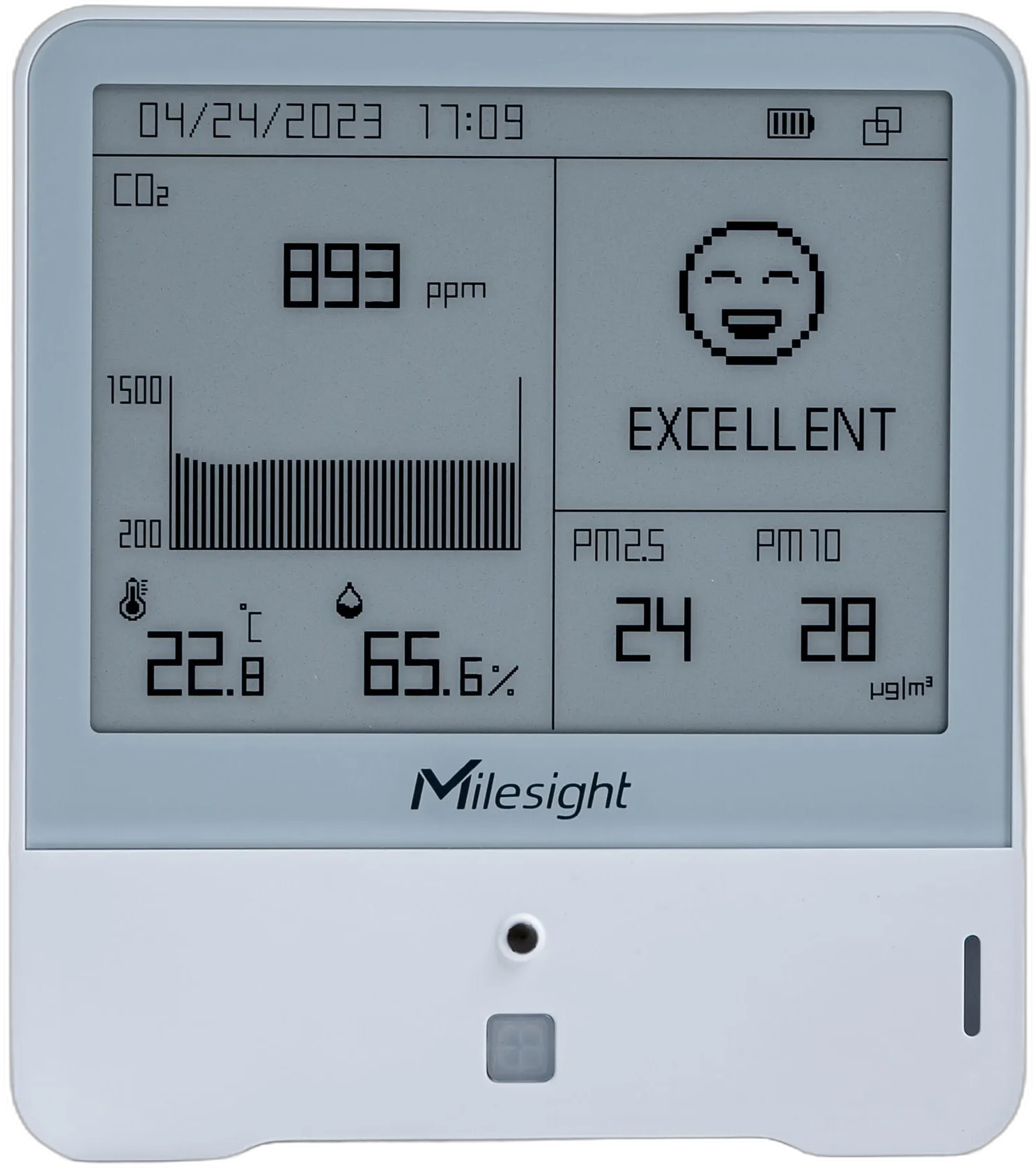 Milesight IoT Indoor Ambience Monitoring Sensor, AM308L-868M