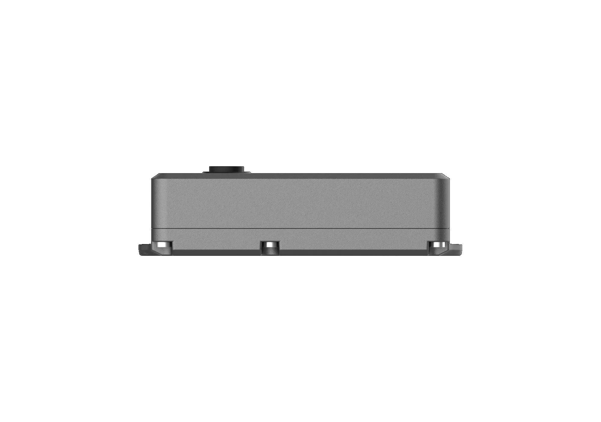 Sensor ultrasónico LoRaWAN EM400-MUD-868M en carcasa rectangular gris con acabado mate, protuberancia negra superior y Sensor ultrasónico LoRaWAN EM400-MUD-868M en carcasa rectangular gris con acabado mate, protuberancia negra superior y