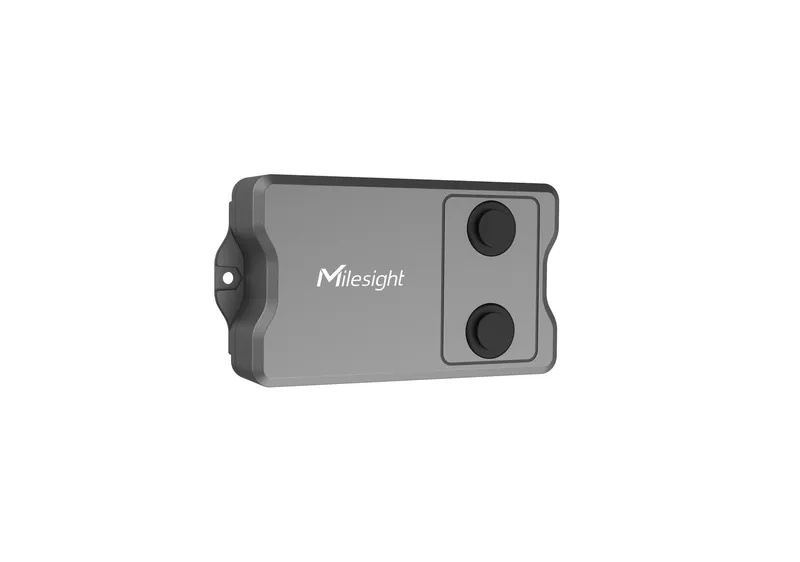 Ультразвуковой датчик уровня Milesight EM400-MUD-N03GL-B045-2 с двумя сенсорами и монтажным отверстием для промышленного