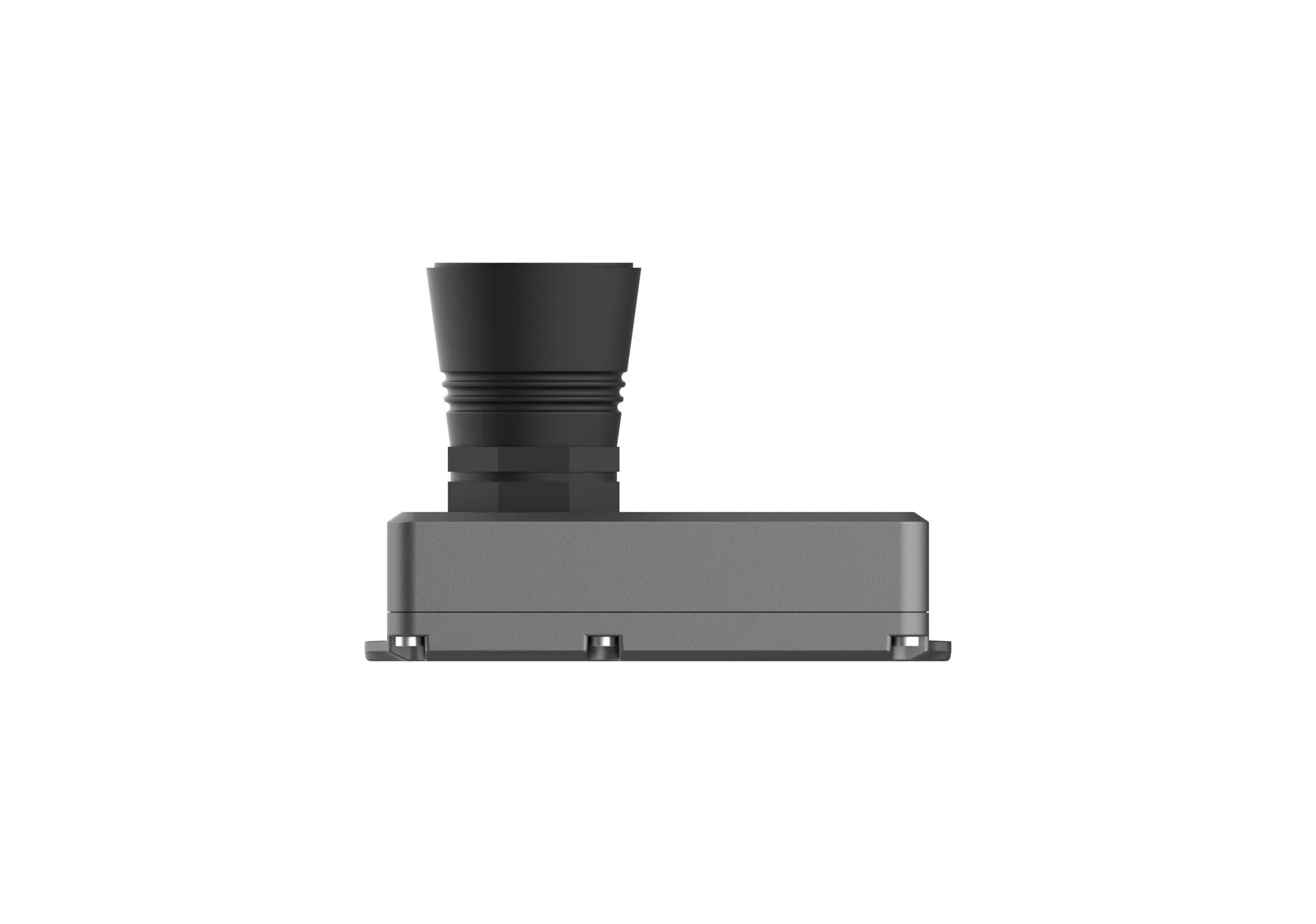 Capteur de distance/ niveau ultrasonique Milesight EM400-UDL-N03GL-W050 NB-IoT, boîtier gris avec transducteur conique noir Capteur de distance/ niveau ultrasonique Milesight EM400-UDL-N03GL-W050 NB-IoT, boîtier gris avec transducteur conique noir