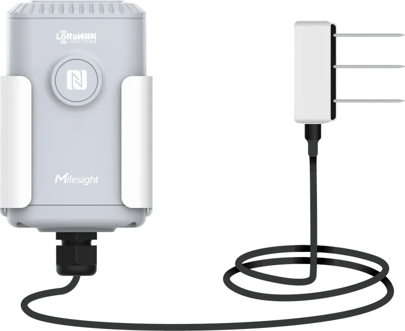 Milesight IoT Soil Moisture Temperature and Electrical Conductivity Sensor, EM500-SMTC-868M-MEC20 LoRaWAN / Moisture / Temp. / Electrical Conductivity / IP67