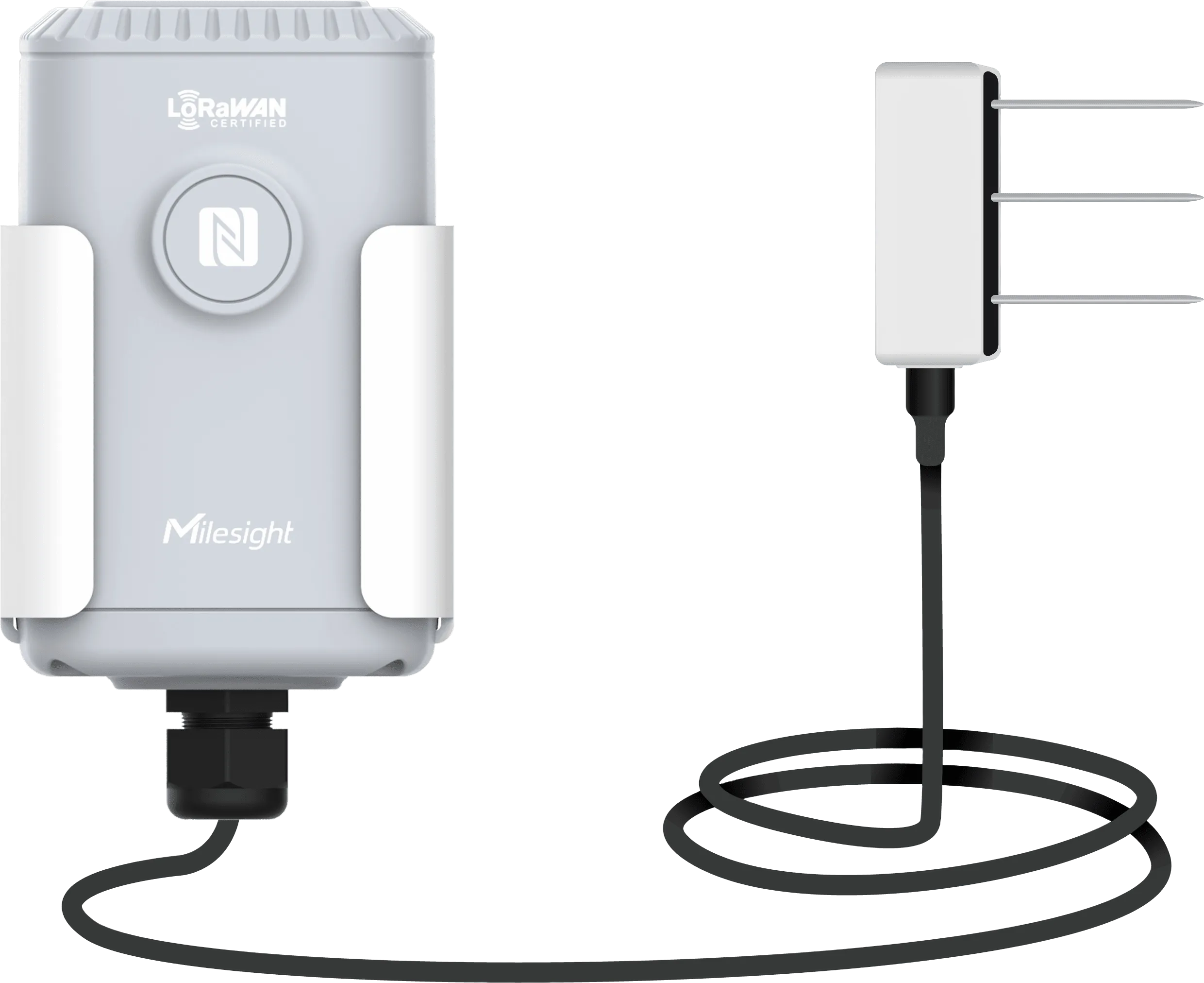 Milesight IoT Soil Moisture Temperature and Electrical Conductivity Sensor, EM500-SMTC-868M-MEC20 LoRaWAN / Moisture / Temp. / Electrical Conductivity / IP67 Milesight IoT Soil Moisture Temperature and Electrical Conductivity Sensor, EM500-SMTC-868M-MEC20 LoRaWAN / Moisture / Temp. / Electrical Conductivity / IP67