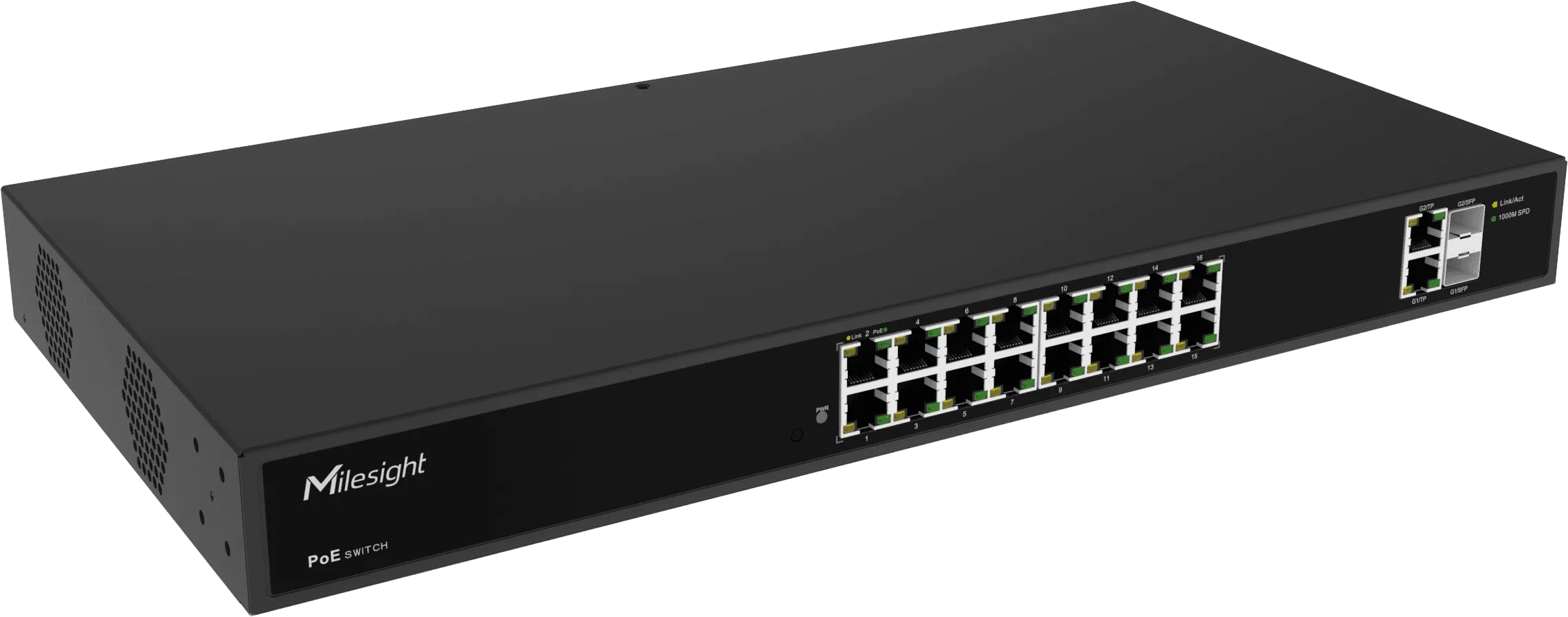 Milesight IoT Milesight 16-Port SFP PoE Switch, MS-S0416-GF