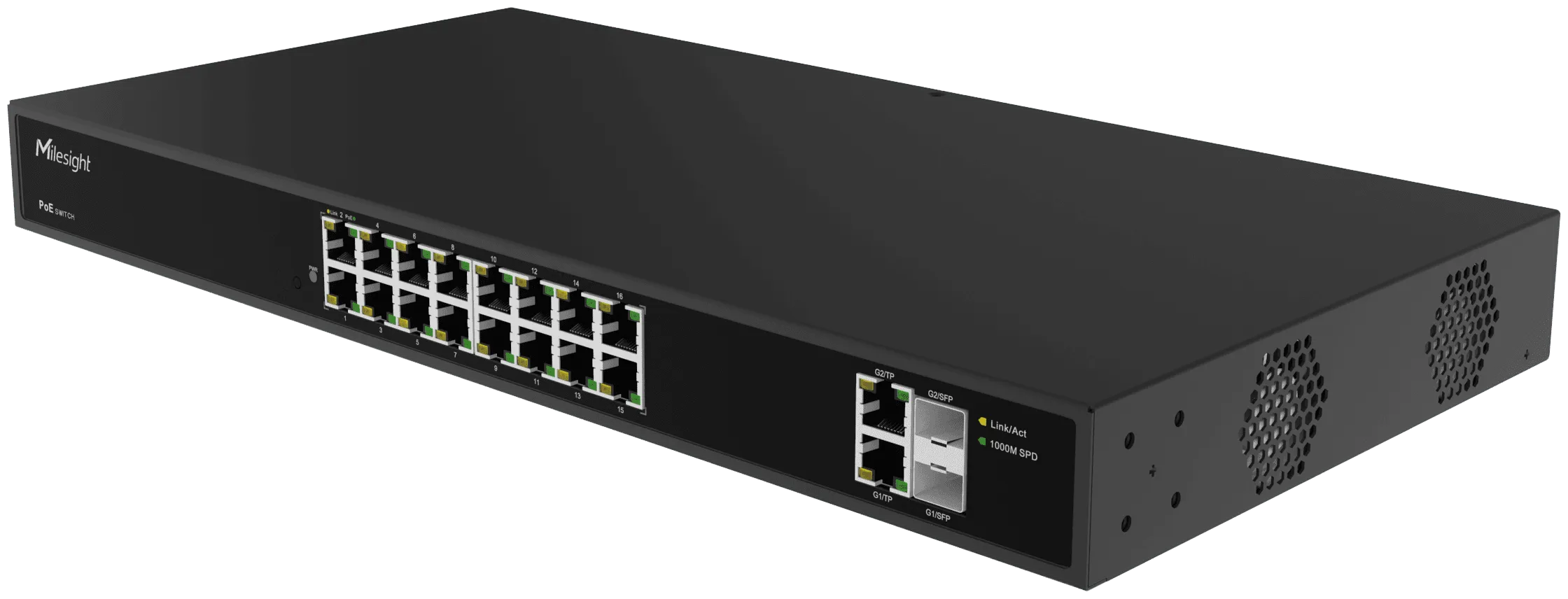 Milesight IoT Milesight 16-Port SFP PoE Switch, MS-S0416-GF