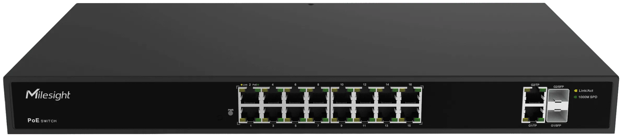 Milesight IoT Milesight 16-Port SFP PoE Switch, MS-S0416-GF