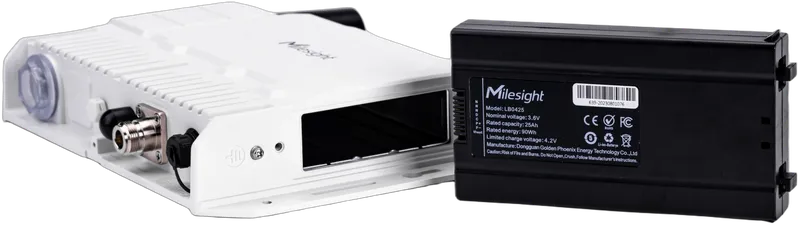 Milesight IoT 12000mAh IP67 UPS Battery Backup Kit, UPS01 PN: Type-C
