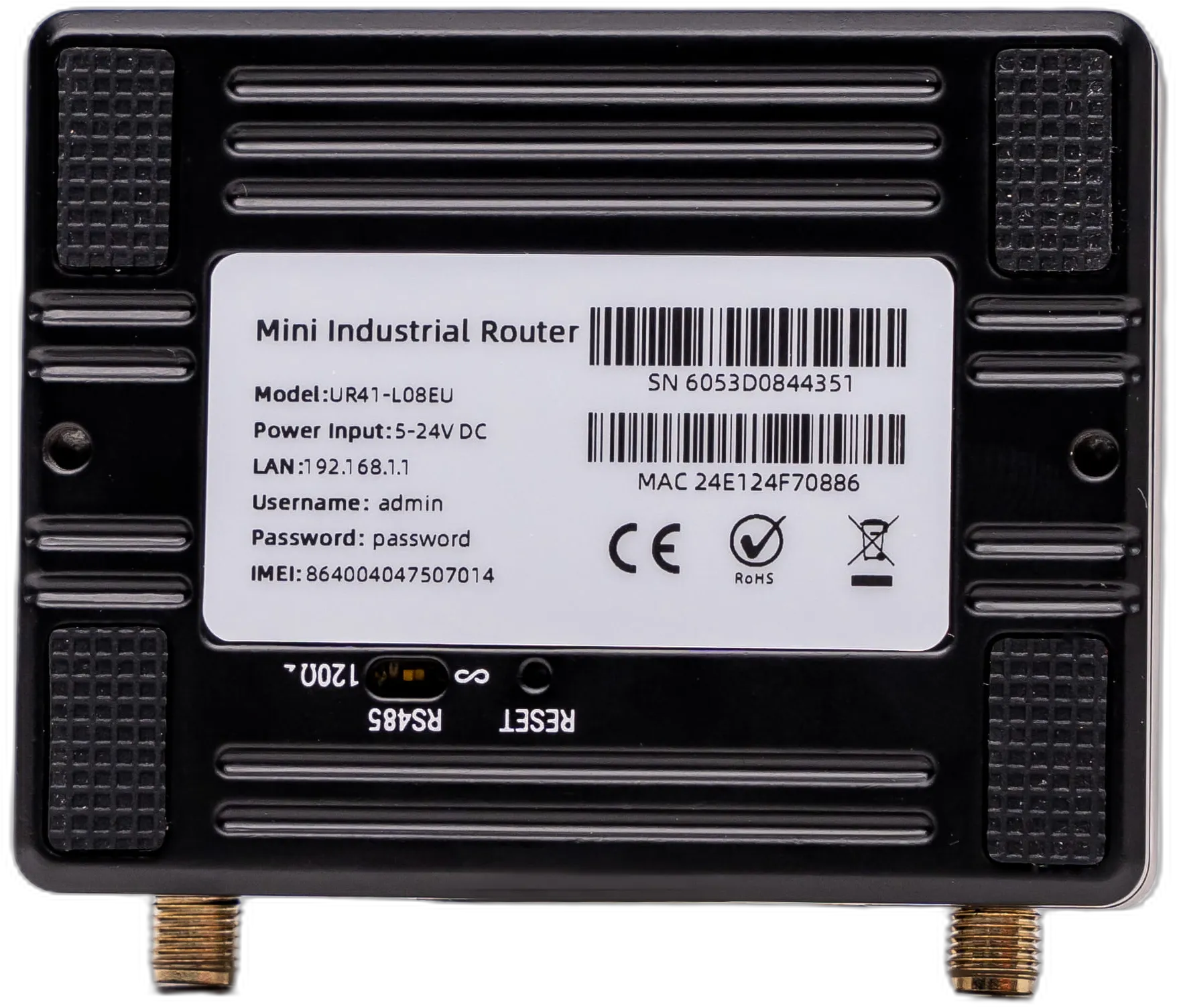 Milesight IoT Mini Industrial Router, UR41L-L0CEU