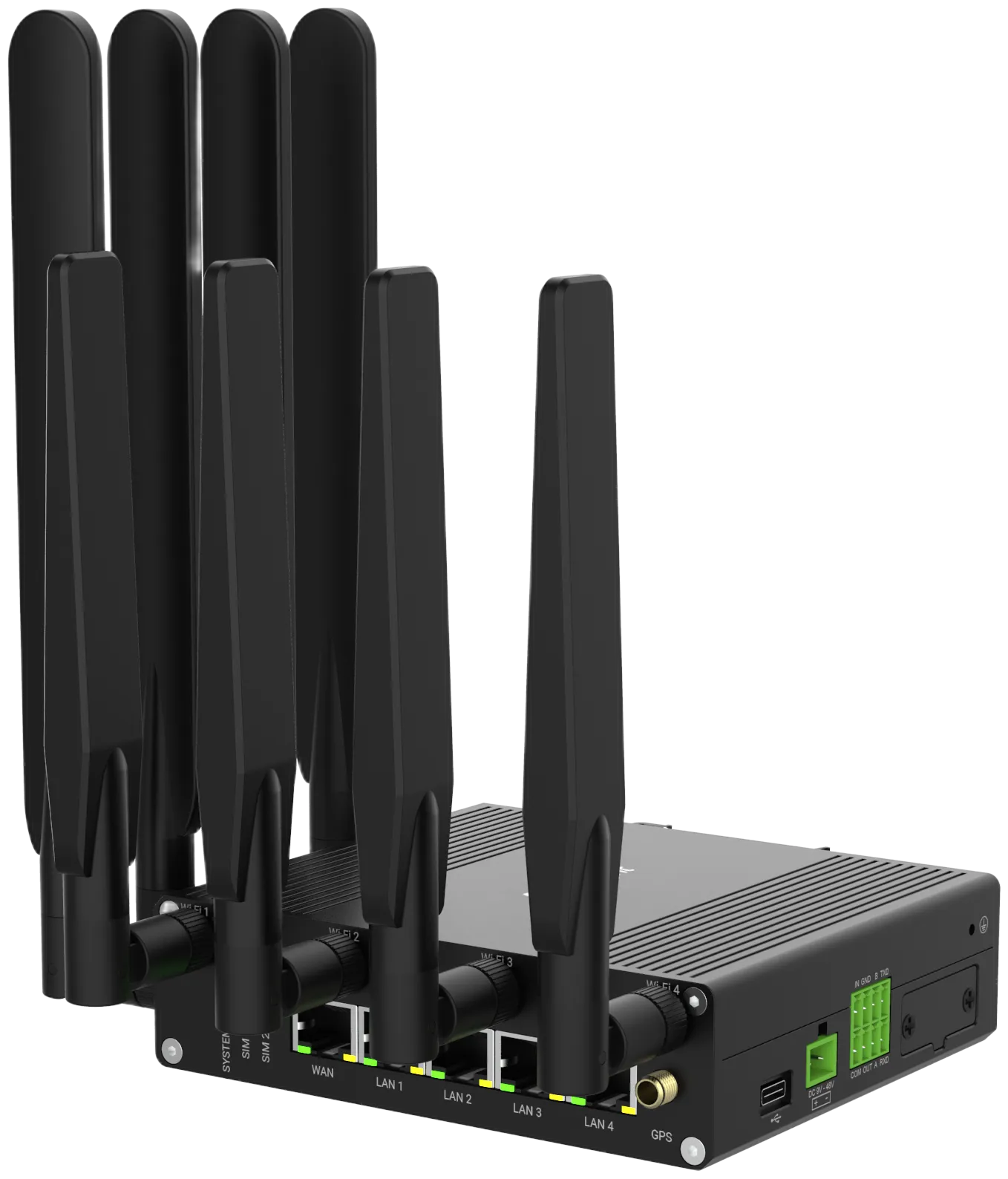 Milesight IoT 5G Cellular Router, UR75-500GL-G-W Milesight IoT 5G Cellular Router, UR75-500GL-G-W