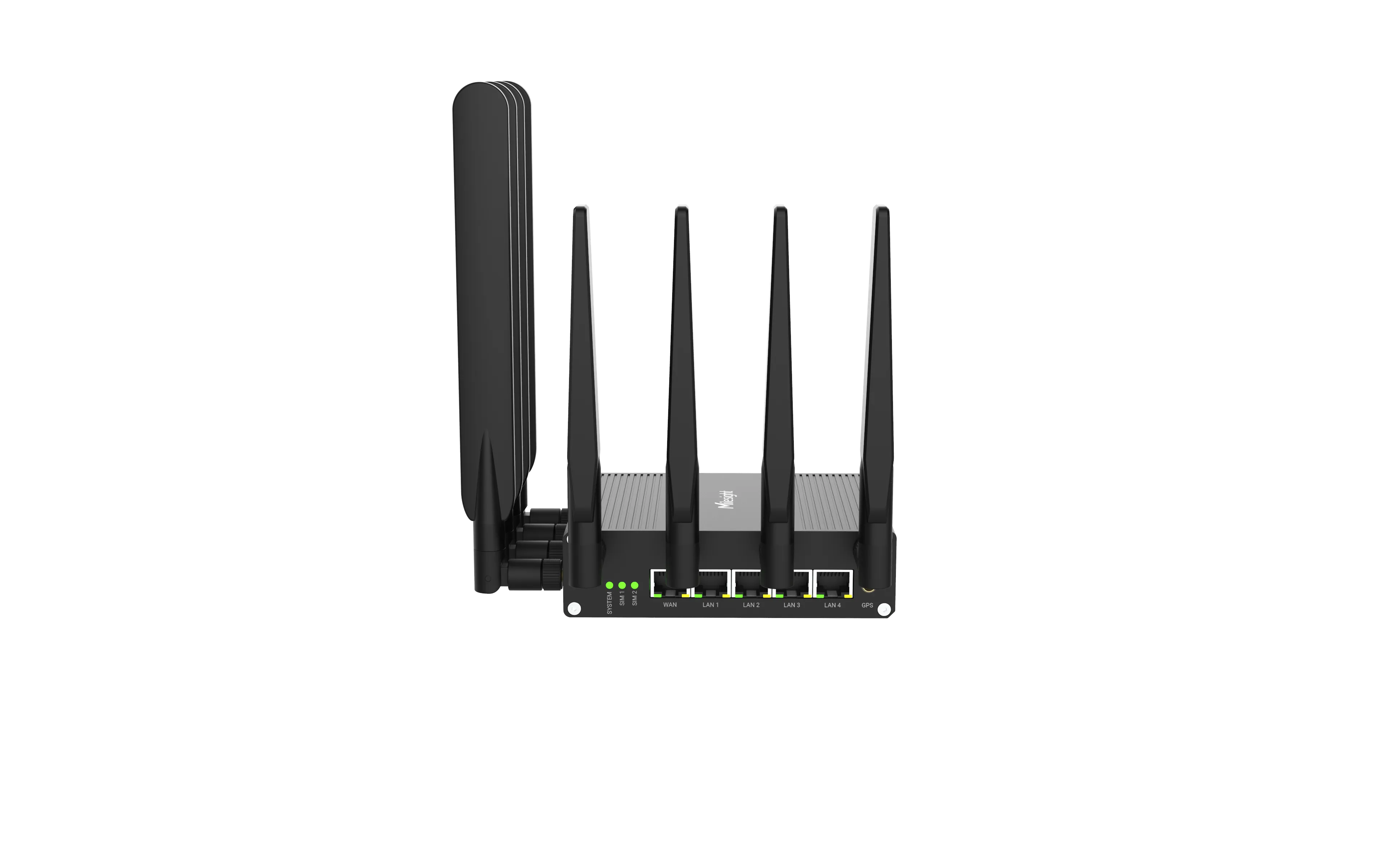 Milesight IoT Industrial Cellular Router, UR75-504AE-W2-P 5G / Wi-Fi / GPS Supported Milesight IoT Industrial Cellular Router, UR75-504AE-W2-P 5G / Wi-Fi / GPS Supported