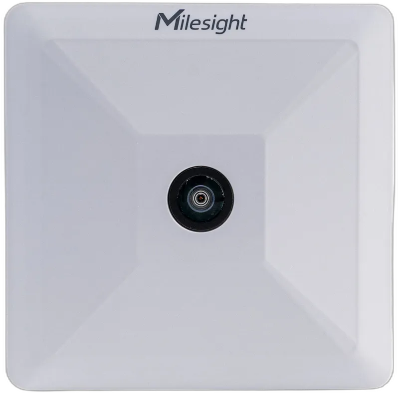 Milesight IoT AI Workplace Occupancy Sensor (High Ceiling Mount Version), VS121-P-White-High High Ceiling / POE