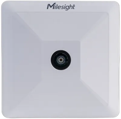 Milesight IoT AI Workplace Occupancy Sensor (High Ceiling Mount Version), VS121-P-White-High High Ceiling / POE