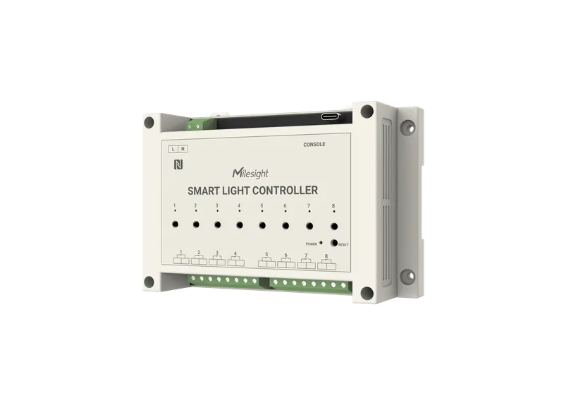 Milesight IoT Smart Light Controller, WS558-868M-Switch LoRaWAN