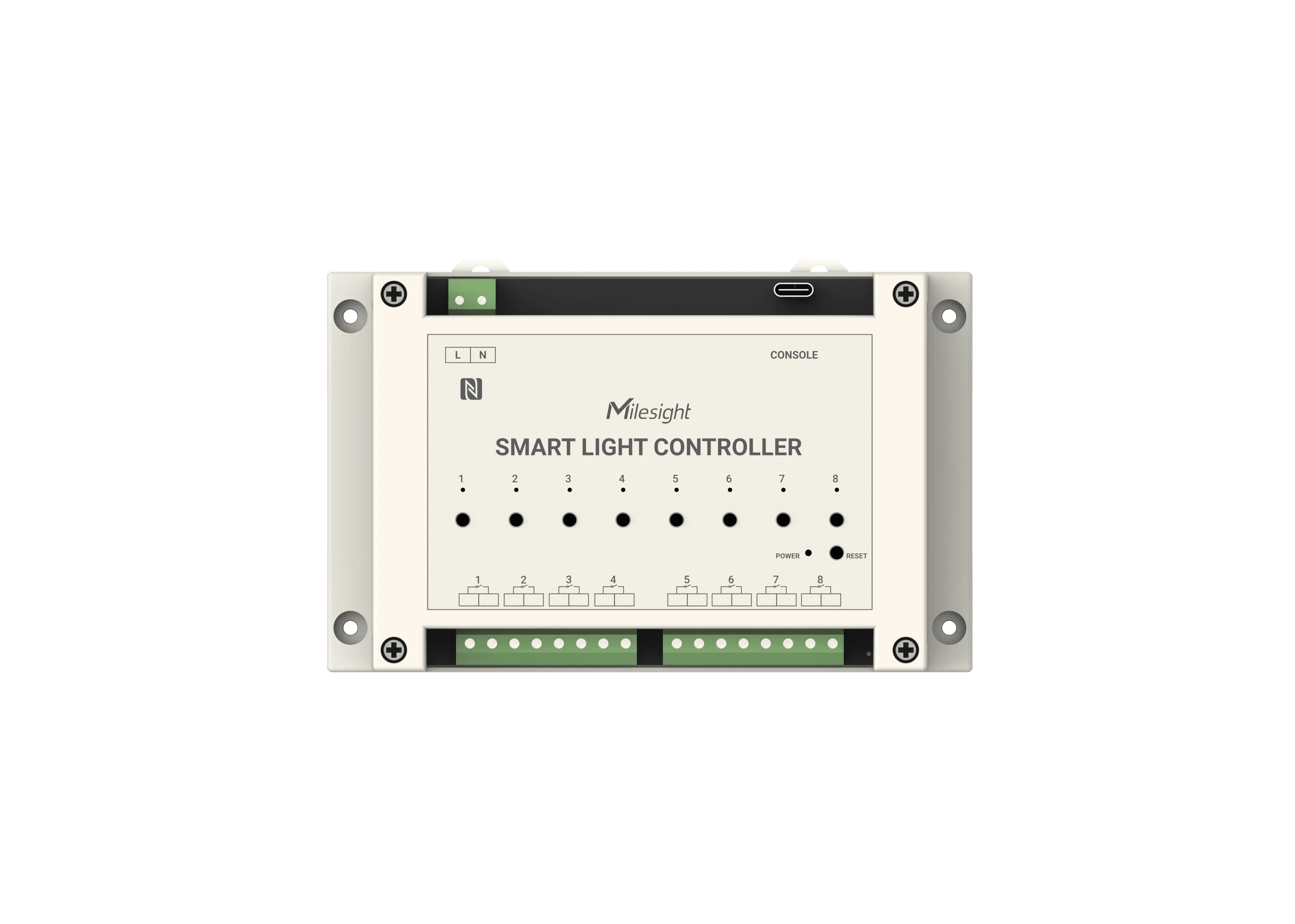 Milesight IoT Smart Light Controller, WS558-868M-Switch LoRaWAN