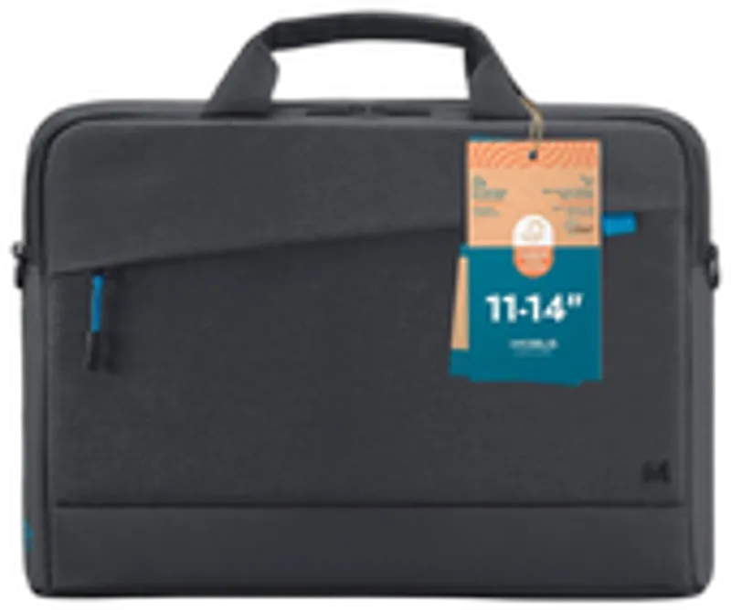 Mobilis Trendy Briefcase 11-14'' Black 35% RECYCLED