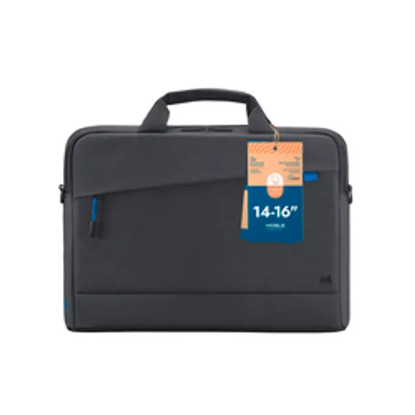 Mobilis Trendy Briefcase 14-16" black 35% recycled