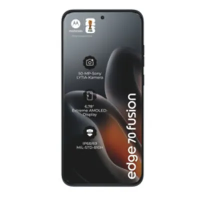 TELEKOM Motorola Edge 70 fusion 256GB 17,02cm 6,7Zoll schwarz FIFA