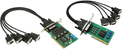 4-Port RS-232/422/485 Uni. PCI Serial Boards, Low Profile