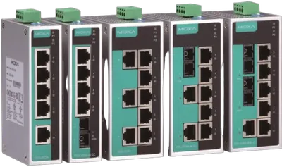 EDS-205A/208A Serie, unmanaged Ethernet Switche