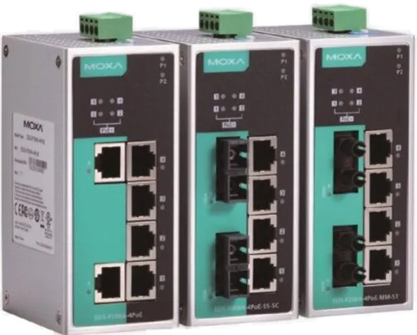 EDS-P206A-4PoE Serie, unmanaged Switche, PoE Ports