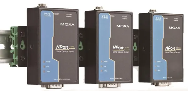 NPort® 5100A, 1-port RS-232/422/485 Serial Device Server