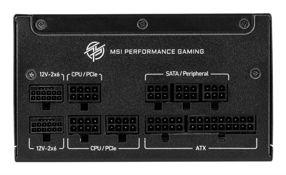 MSI MPG A850GS PCIE5 unidad de fuente de alimentación 850 W 24-pin ATX ATX Negro MSI MPG A850GS PCIE5 unidad de fuente de alimentación 850 W 24-pin ATX ATX Negro