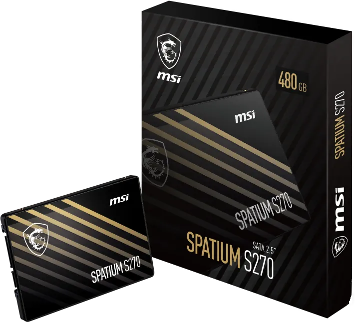SSD 480GB MSI Spatium S270 2,5" (6.4cm) SATAIII SSD 480GB MSI Spatium S270 2,5" (6.4cm) SATAIII