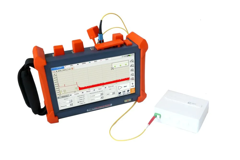 NetPeppers LWL Glasfaser Lichtbogen-Spleißgerät, Kernzentriert, CFS100+OTDR 1000+uvm., LWL-All-in-One Set, *Promo bis 30.09.2026*