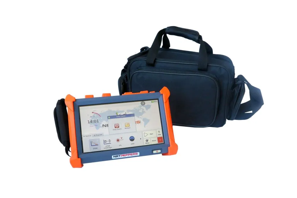 NetPeppers LWL Glasfaser Lichtbogen-Spleißgerät, Kernzentriert, CFS100+OTDR 1000+uvm., LWL-All-in-One Set, *Promo bis 30.09.2026*