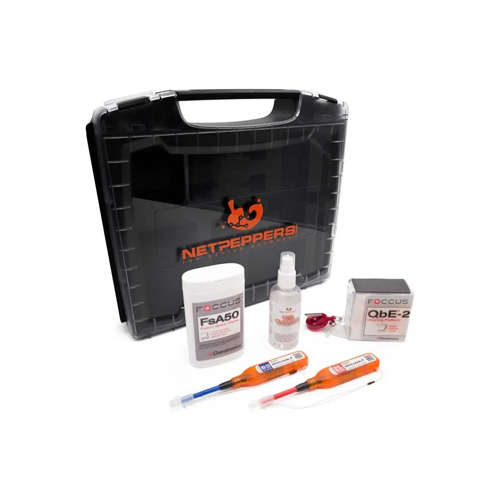 NetPeppers LWL Glasfaser Lichtbogen-Spleißgerät, Kernzentriert, CFS100+OTDR 1000+uvm., LWL-All-in-One Set, *Promo bis 30.09.2026*