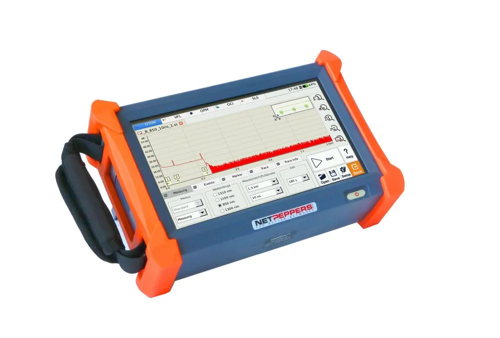 NetPeppers LWL Glasfaser Lichtbogen-Spleißgerät, Kernzentriert, CFS100+OTDR 1000+uvm., LWL-All-in-One Set, *Promo bis 30.09.2026*