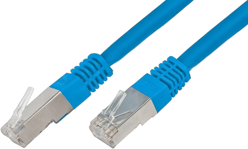 KAT6 Patchkabel, S/FTP, LSOH, blau