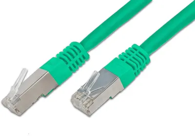 KAT6 Patchkabel, S/FTP, LSOH, grün