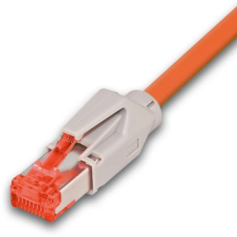 KAT6 HQ Patchkabel, DRAKA 500MHz, Hirose TM21, LSOH, orange