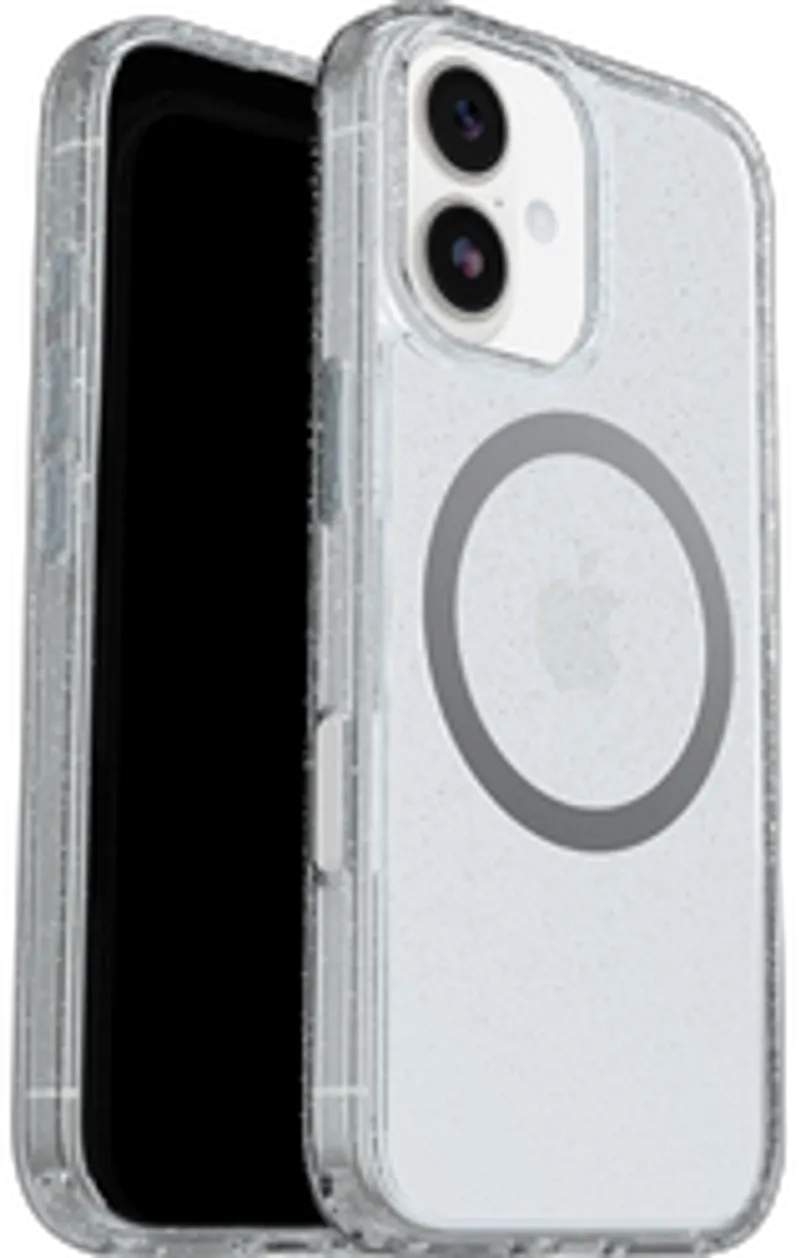 OtterBox Symmetry MagSafe Cam Control iPhone 17 Stardust-clear