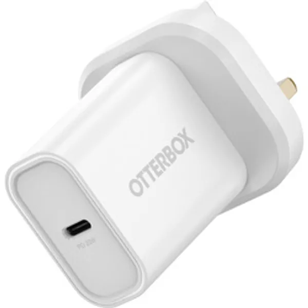 OtterBox Standard UK Wall Charger 20W - 1X USB-C USB-PD White