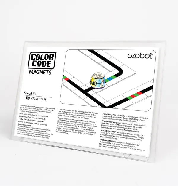 Ozobot MINT Spezialbewegung Set Magnetische Farbcode Kacheln "Color Code Magnets Special Moves Kit"