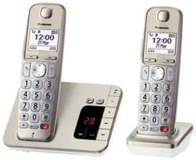 Panasonic KX-TGE262GN Duo champagner