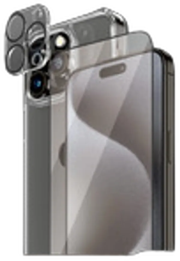 PanzerGlass 3-in-1-Pack iPhone 15 Pro