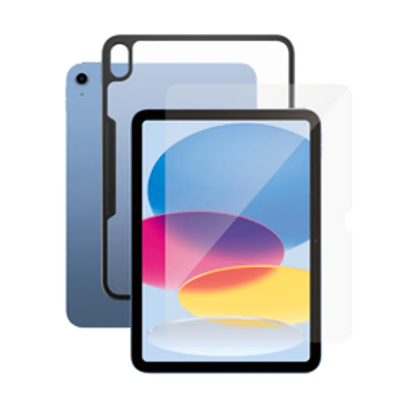 Защитный комплект SAFE от PanzerGlass для iPad 10 9 2022 в упаковке оптом задняя панель чехла и защитное стекло с черной
