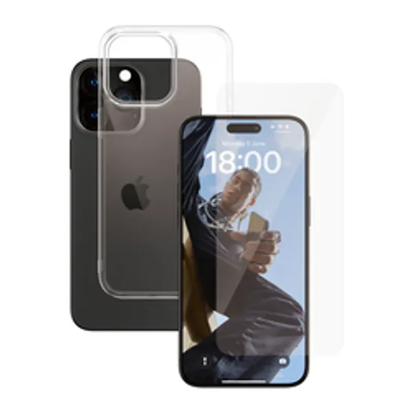 SAFE. by PanzerGlass 2-in-1-Pack iPhone 15 Pro Max **BULK