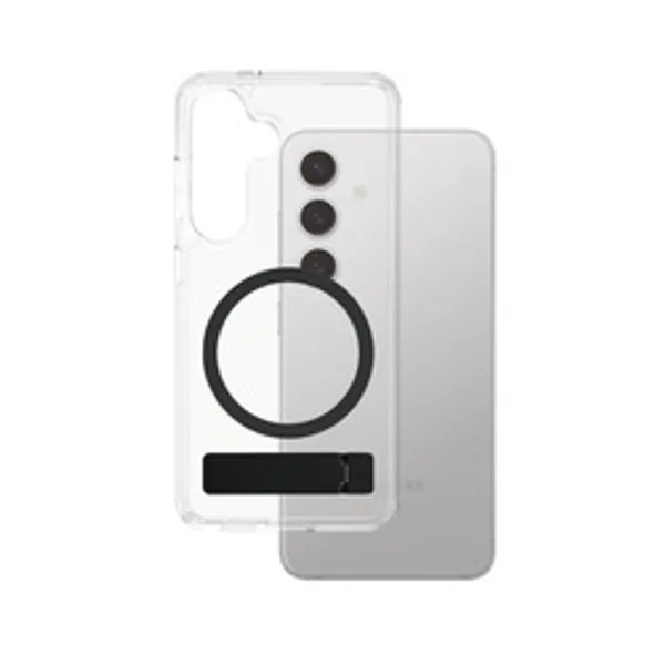 CARE Feature Case Clear Kickstand & QI Compatible Galaxy S25