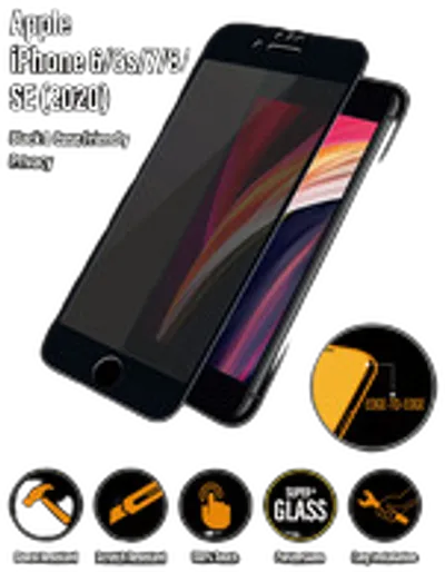 PanzerGlass E2E Privacy iPhone 6/7/8/SE 2020/2022, CF, Black