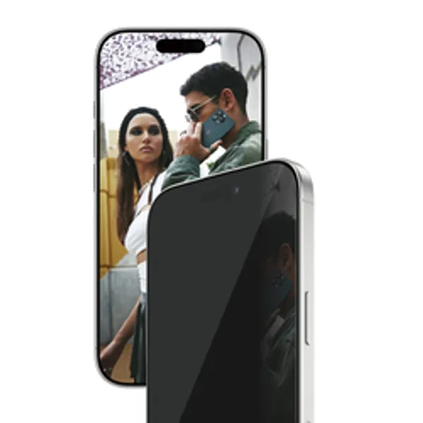 SAFE. by PanzerGlass - Bildschirmschutz für Handy - ultrabreite Passform mit EasyAligner - Glas - mit Sichtschutzfilter - klar - für Apple iPhone 16 Pro, 17