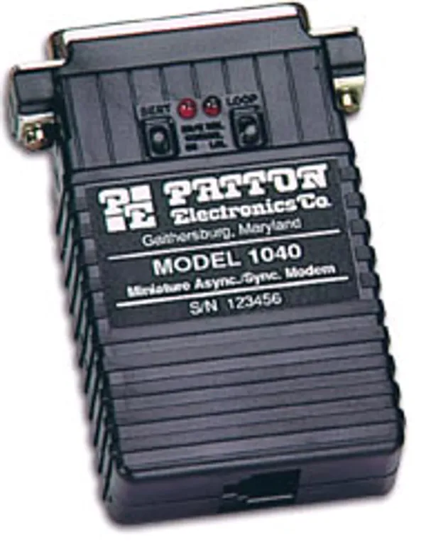 Patton 1040UM RS-232 ASYNC/SYNC SELF POWERED LINE DRIVER; DB25M; SURGE PROTECTION