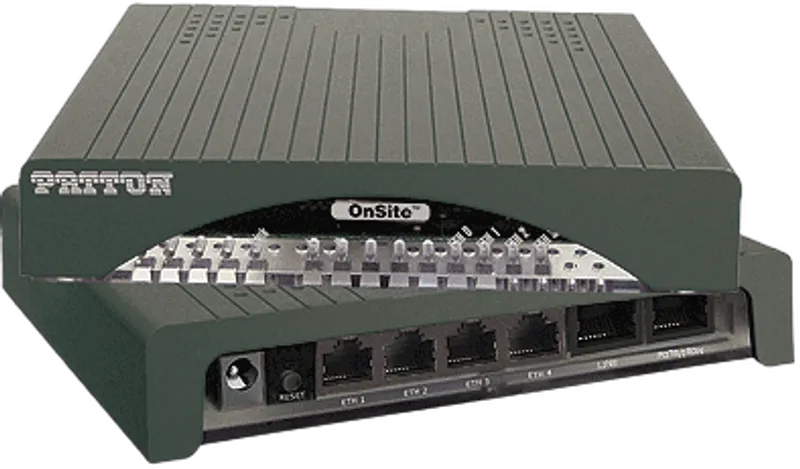 Patton 1069 VDSL2 Bridge, w/built in POTS/ISDN splitter; 4 port switch