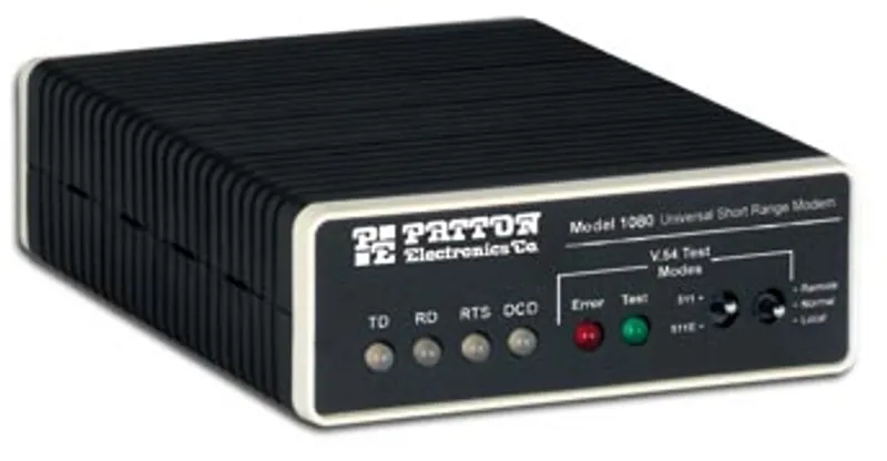 Паттон 1080A RS-232 ASYNC/SYNC линейный драйвер с внутренним питанием 24В DC чёрный корпус с белой панелью логотипом